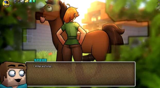 我的湿界/我的世界黄版 HornyCraft 版封面